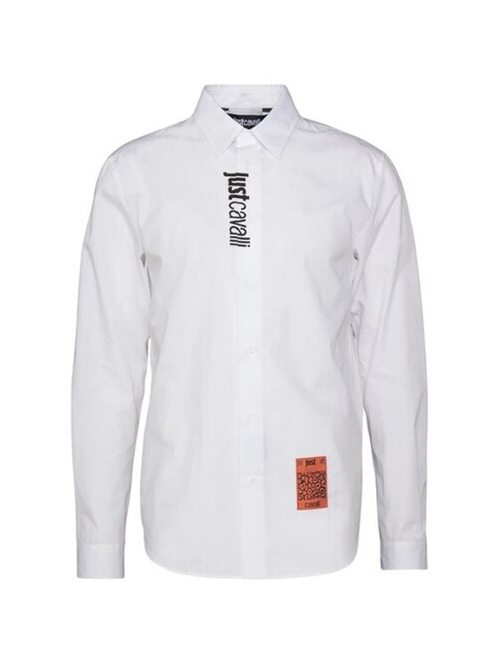 Just Cavalli Just Cavalli Košile 74OBLYS2 74MM201 Bílá Regular Fit