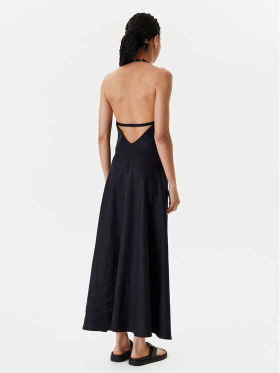 United Colors Of Benetton United Colors Of Benetton Rochie de vară 4AGHDV0BF Negru Regular Fit