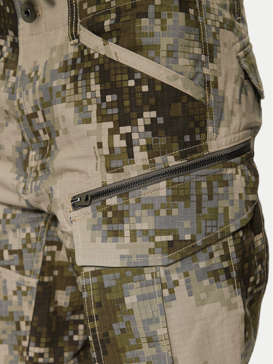 G-Star Raw G-Star Raw Hlače iz tkanine Rovic 3D D02190 G787 Khaki Tapered Fit