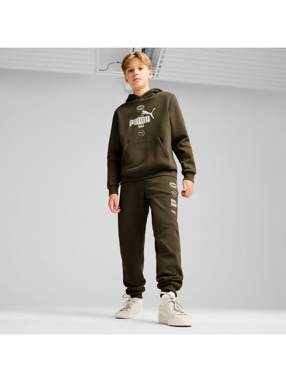 Puma Puma Bluza 681859 Zielony Regular Fit
