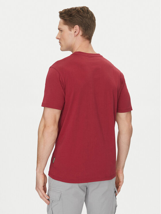 Napapijri Napapijri Тишърт Salis NP0A4H8D Червен Regular Fit