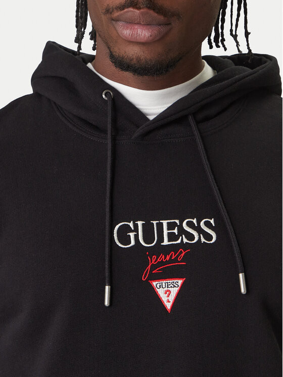 Guess Jeans Guess Jeans Bluză 180299 Negru Classic Fit