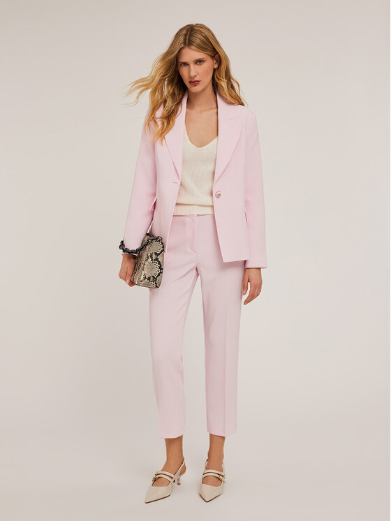 Motivi Motivi Giacca di transizione Q660Q000842N006 Rosa Slim Fit