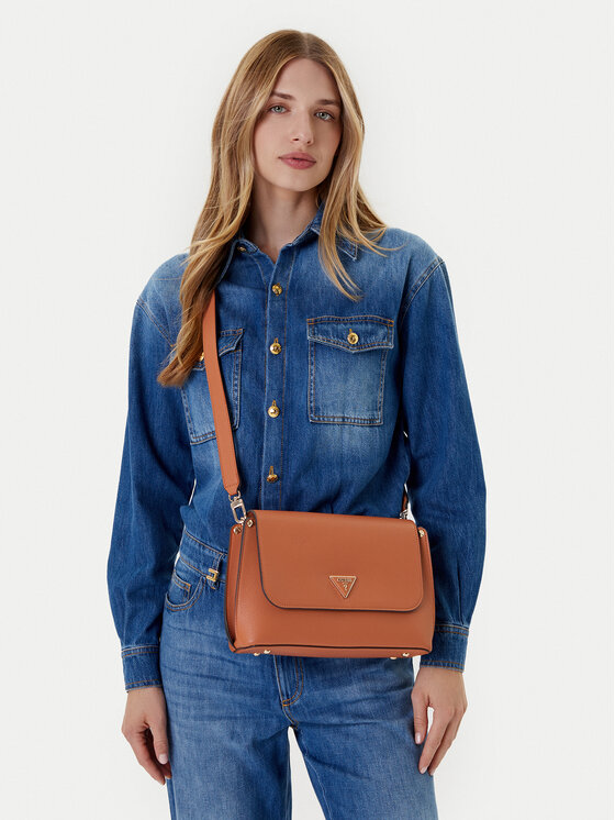 Guess Guess Ročna torba Meridian II HWBG69 74200 Rjava