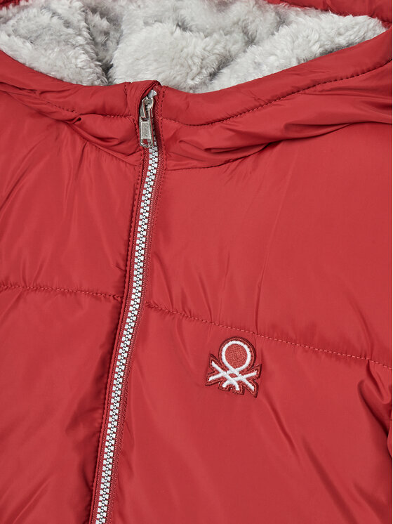 United Colors Of Benetton United Colors Of Benetton Kurtka zimowa 2WU0GN035 Czerwony Regular Fit