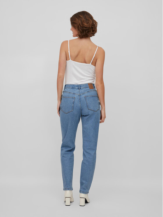 Vila Vila Traperice Naomi 14080230 Plava Mom Fit
