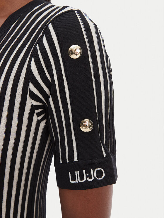 Liu Jo Sport Liu Jo Sport Kootud kleit TA6062 MS55N Must Regular Fit