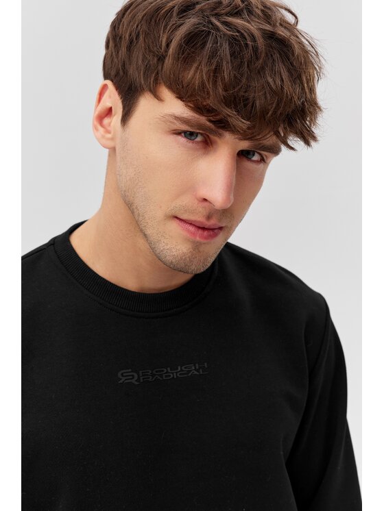 ROUGH RADICAL ROUGH RADICAL Felpa COTTON ACTIVE MEN Nero Regular Fit
