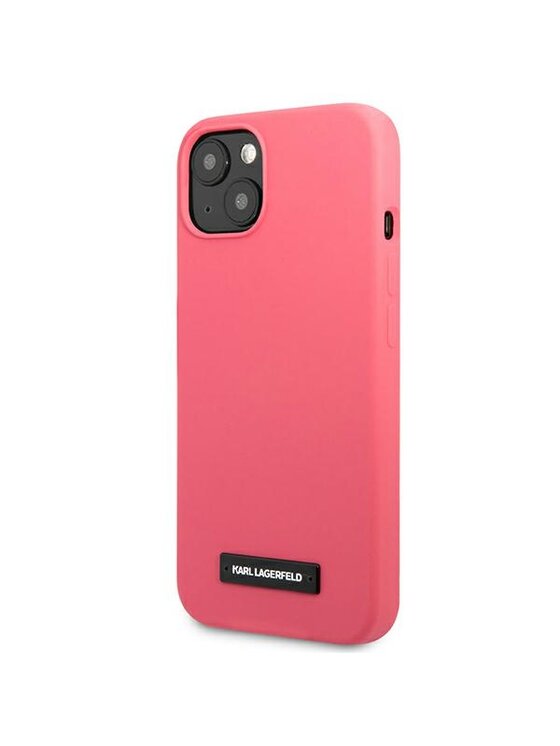 KARL LAGERFELD KARL LAGERFELD Etui na telefon Silicone Plaque Fioletowy