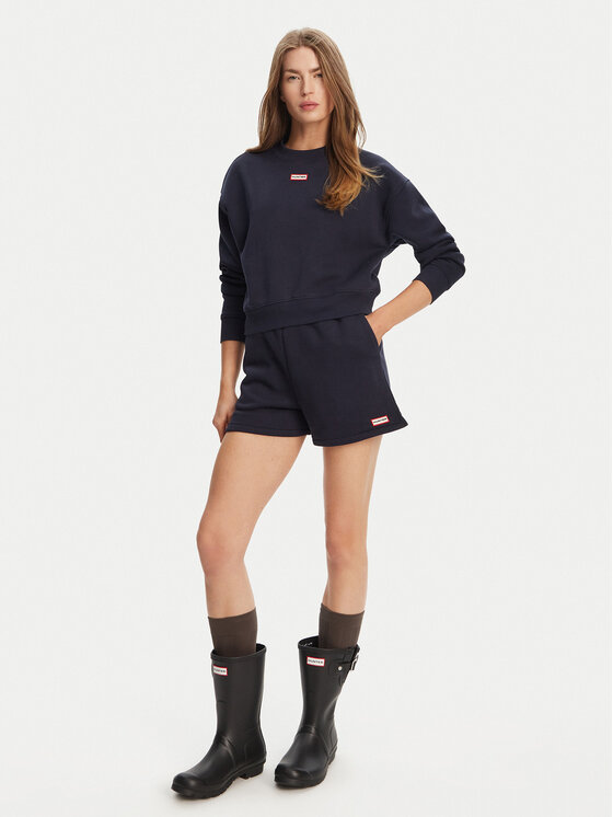 Hunter Hunter Športové kraťasy Lunan HARW0058251 Tmavomodrá Regular Fit