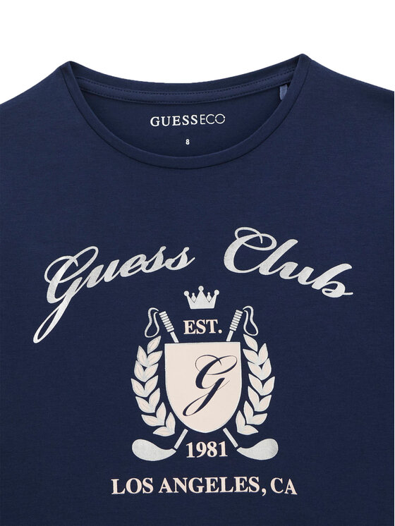 Guess Guess Bluzka J6YI21 K3747 Granatowy Regular Fit
