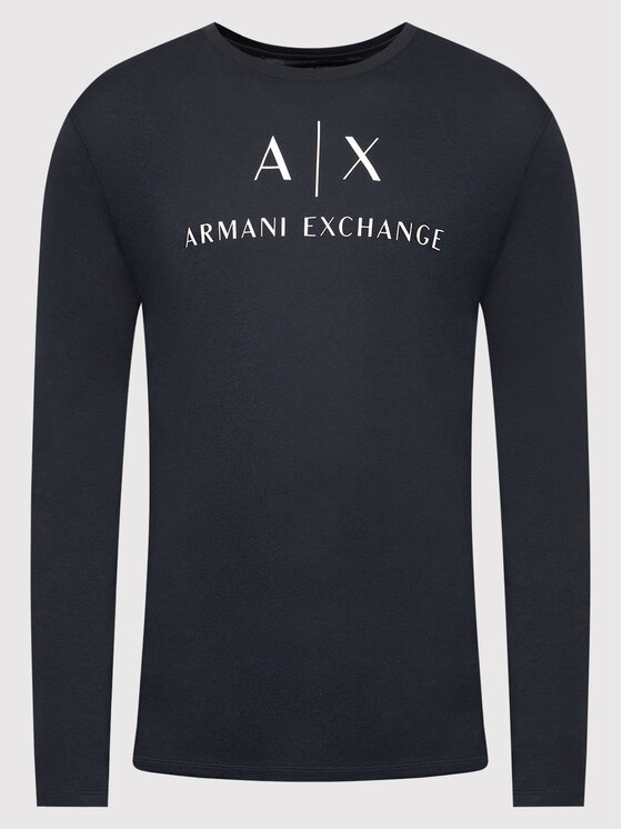 Armani Exchange Armani Exchange Longsleeve 8NZTCH Z8H4Z 1510 Granatowy Slim Fit
