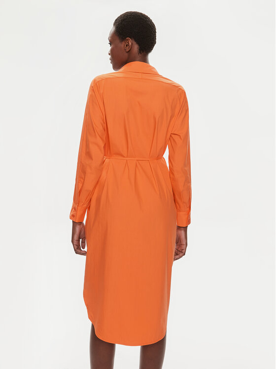 Tamaris Apparel Tamaris Apparel Sukienka koszulowa Colmar TAW0497 Pomarańczowy Relaxed Fit