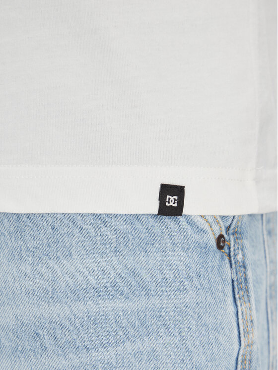 DC Shoes DC Shoes Тишърт Tracer Star Hss ADYZT05444 Бял Heritage Fit