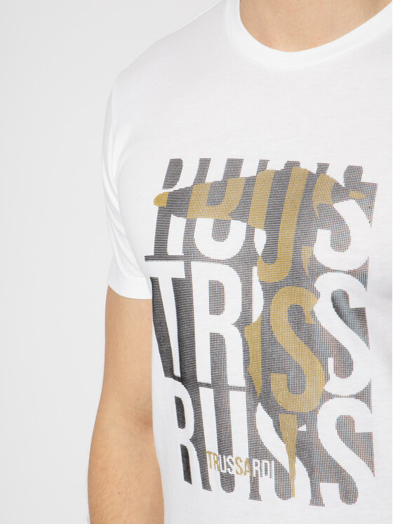 Trussardi Trussardi T-Shirt 52T00324 Λευκό Regular Fit