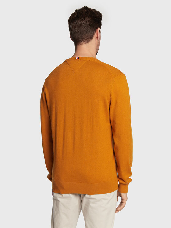 Tommy Hilfiger Tommy Hilfiger Pullover MW0MW28046 Goldfarben Regular Fit