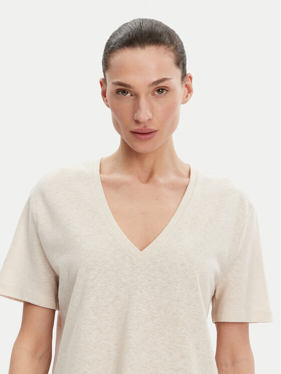ACCESS FASHION ACCESS FASHION T-Shirt 53-2148-611 Béžová Regular Fit