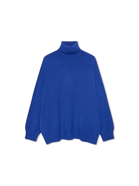 Fiorella Rubino Fiorella Rubino Sweter M391E002448N024 Turkusowy Regular Fit