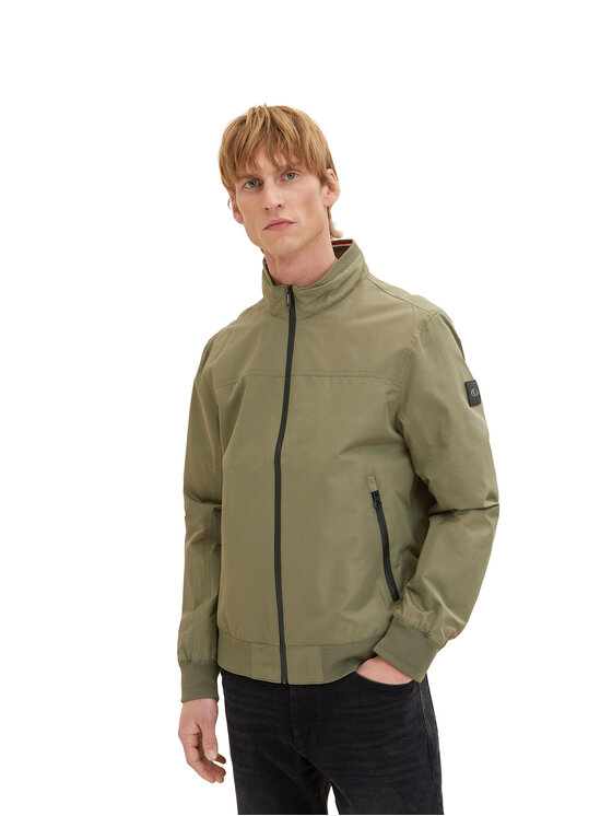 Tom Tailor Tom Tailor Kurtka przejściowa 1034866 Zielony Regular Fit