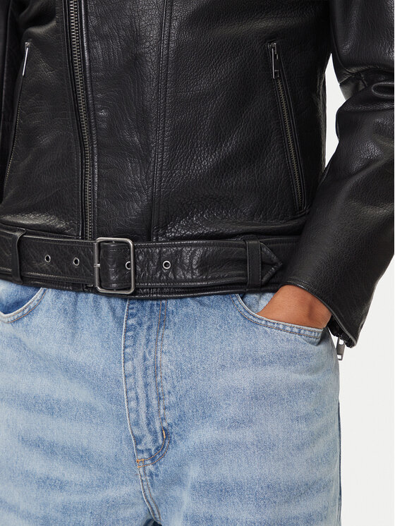 HUGO HUGO Geacă de piele Lowis-6 50542108 Negru Regular Fit