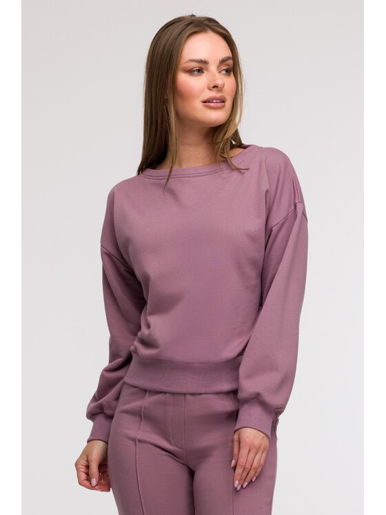 BeWear BeWear Bluza B293 Fioletowy Comfortable Fit