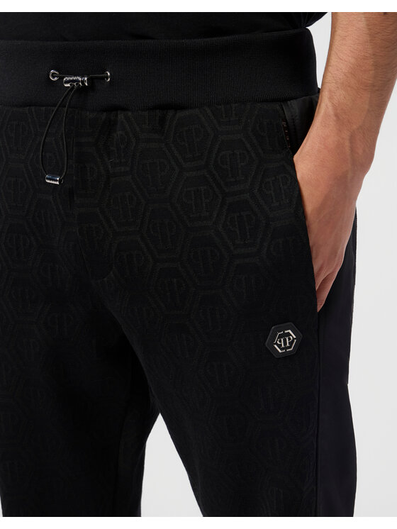 PHILIPP PLEIN PHILIPP PLEIN Spodnie dresowe 29715 Czarny Jogger Fit