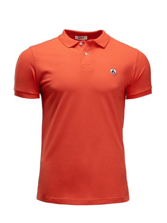 Jott Jott Polo SS24MPOL10-318_L Czerwony Regular Fit
