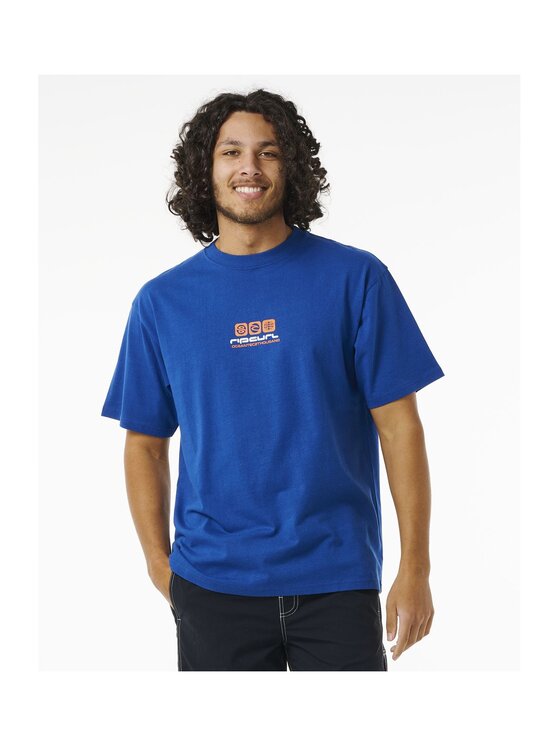 Rip Curl Rip Curl T-Shirt Archive Ocean Tech Tee Niebieski Regular Fit