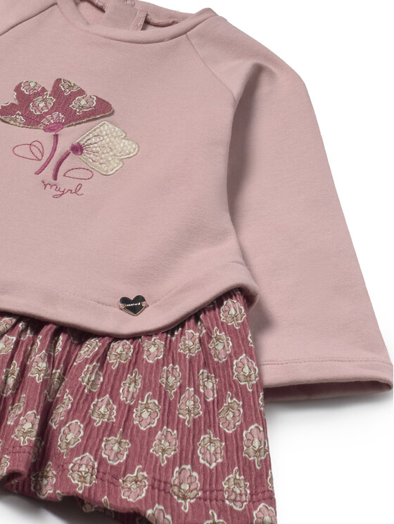 Mayoral Mayoral Vestito da giorno 2914 Rosa Regular Fit