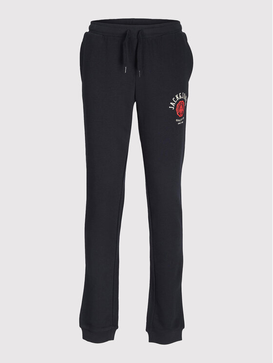 Jack&Jones Junior Jack&Jones Junior Долнище анцуг Logo 12213086 Черен Regular Fit