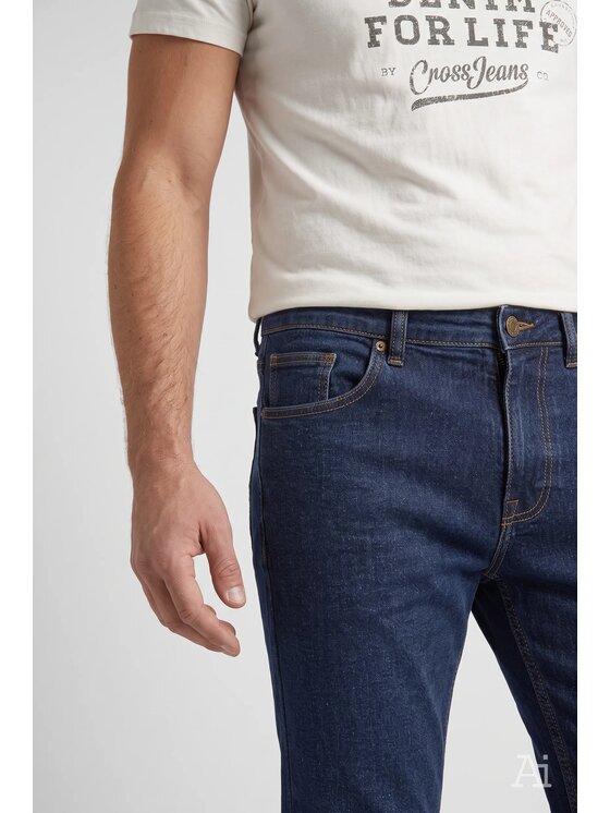 Cross Jeans Cross Jeans Jeansy C 132-213 Niebieski Straight Leg