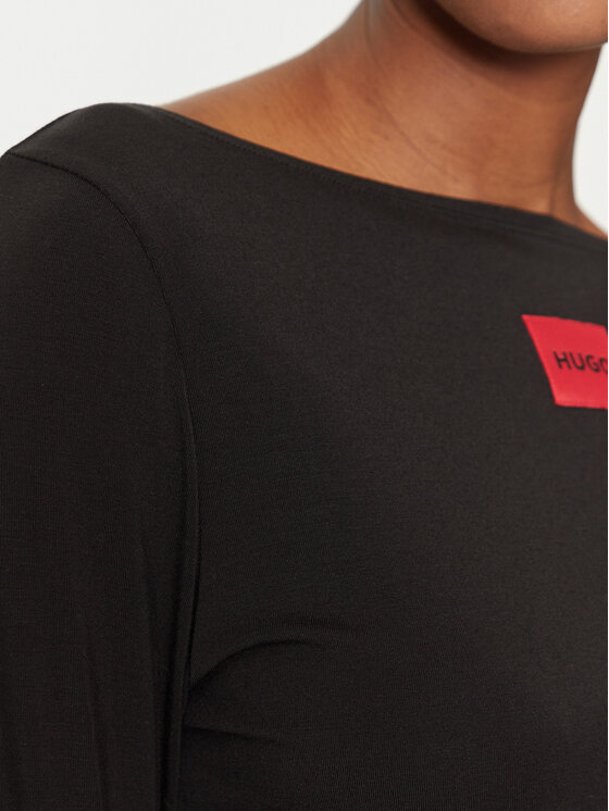HUGO Hugo Blusa Thermal 50486081 Nero Slim Fit