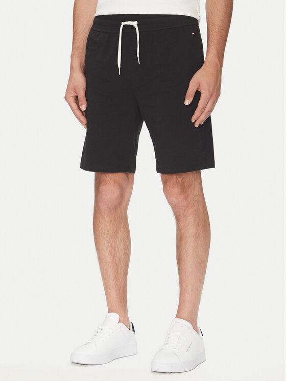 Tommy Hilfiger Tommy Hilfiger Sportovní kraťasy UM0UM03364 Černá Regular Fit