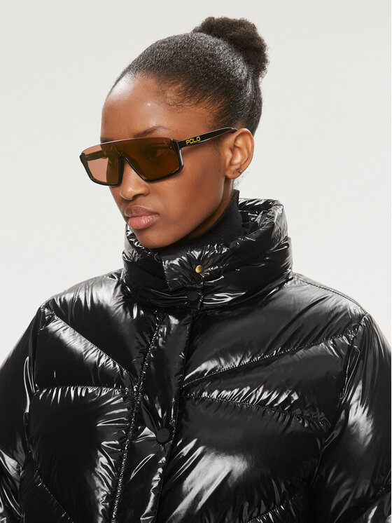 PINKO PINKO Žieminė striukė Cluster 101695 A11L Juoda Regular Fit