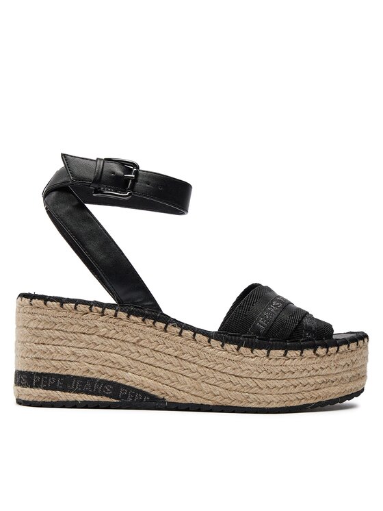 Pepe Jeans Pepe Jeans Espadrilky Witney Cross PLS90669 Černá