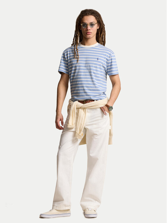 Polo Ralph Lauren Polo Ralph Lauren Tricou 710934662008 Albastru celest Classic Fit