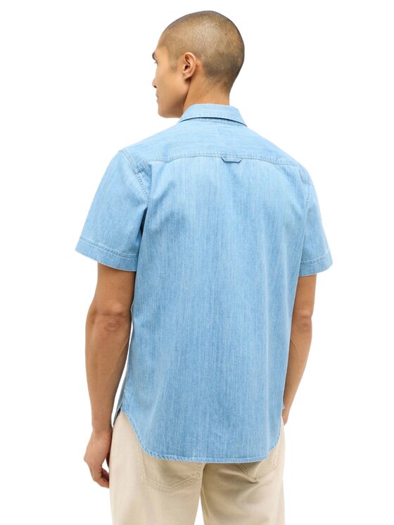 Mustang Mustang Camicia Style Eloy Blu Regular Fit