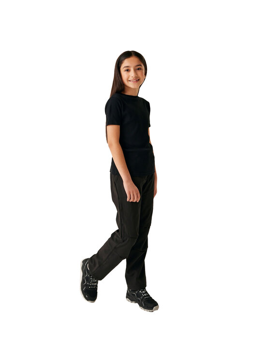 Regatta Regatta Spodnie outdoor RG11155 Czarny Stretch Fit
