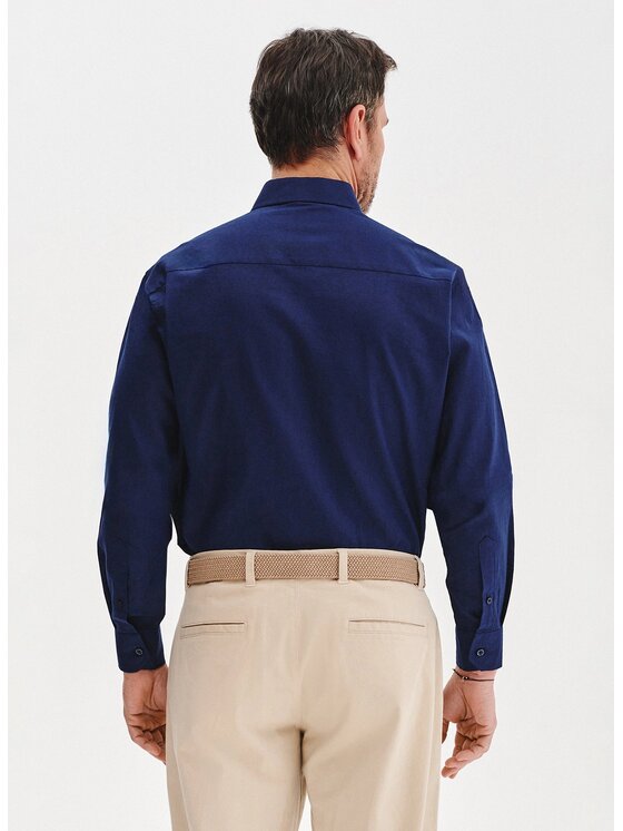 Pako Lorente Pako Lorente Koszula P25SF-1X-008 Granatowy Regular Fit