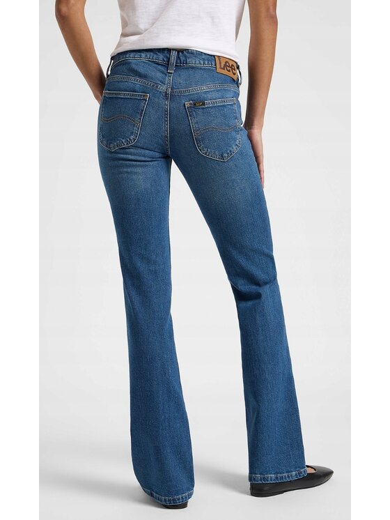 Lee Lee Jeansy Jessica Niebieski Bootcut Fit
