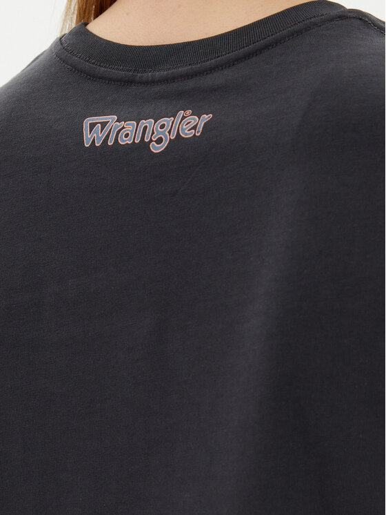 Wrangler Wrangler T-Shirt Graphic 112362563 Schwarz Regular Fit