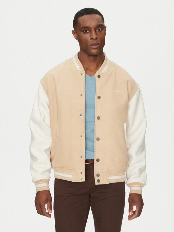 Guess Jeans Guess Jeans Bomber M5RL32 WHAC2 Beige Regular Fit