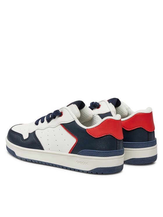 Geox Geox Sneakersy J Washiba Boy J45LQB 05411 C0899 D Biały