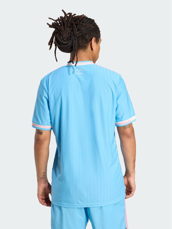 adidas adidas Koszulka techniczna Inter Miami CF 25/26 Third Authentic Jersey Błękitny Slim Fit