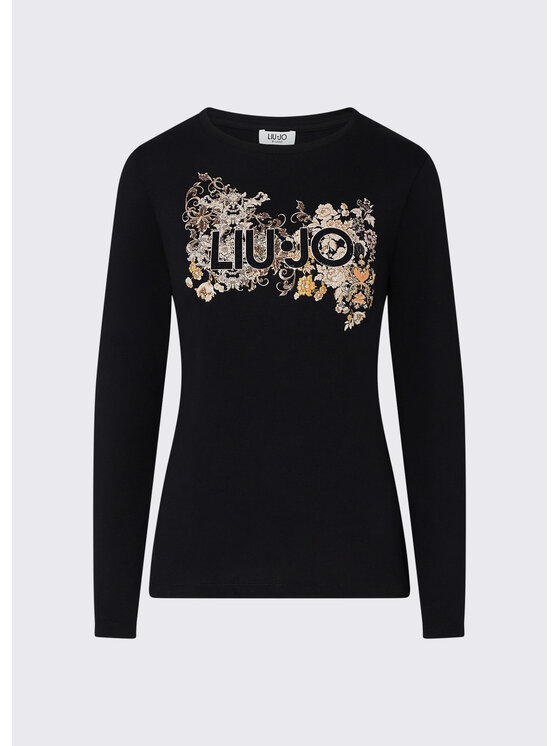 Liu Jo Liu Jo T-Shirt WF6448JS923L9467 Czarny Regular Fit