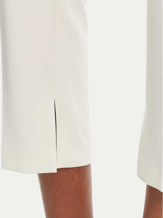 Elisabetta Franchi Elisabetta Franchi Chino nohavice PA-098-52E2-V320 Biela Regular Fit