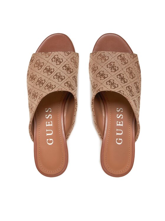 Guess Pantoletten Yaki3 FLJYA3 FAL04 Braun | Modivo.de
