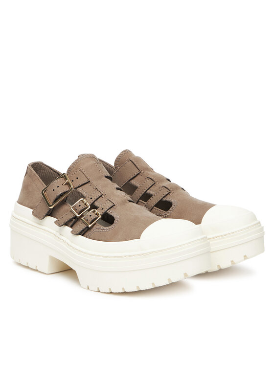 Converse Converse Halbschuhe Chuck Taylor All Star Lugged Heel Mary Jane Sandal A13552C Grün