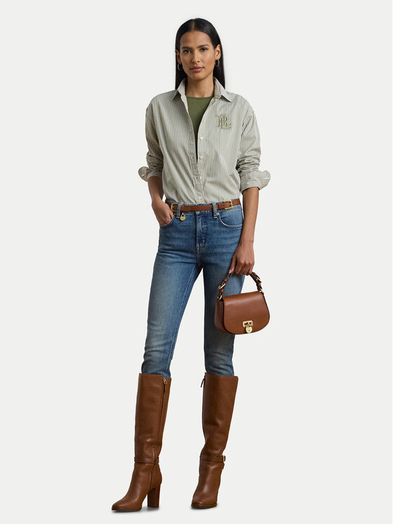 LAUREN RALPH LAUREN LAUREN RALPH LAUREN Camicia 200963670001 Verde Relaxed Fit