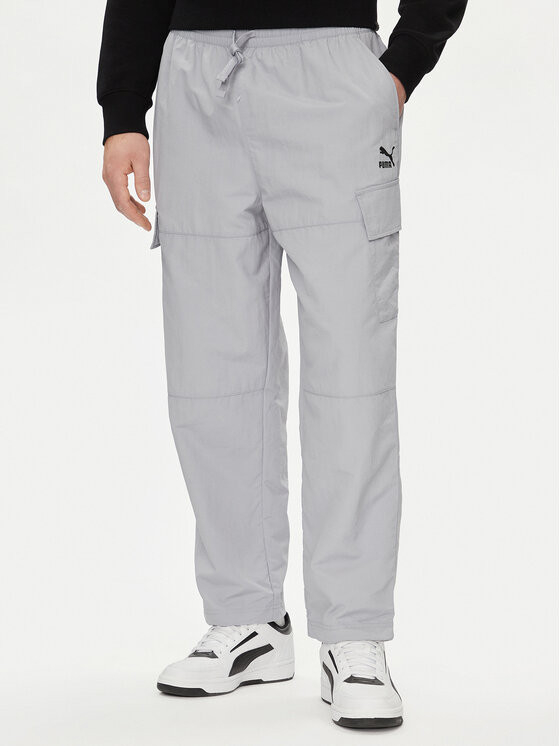 Puma Puma Teplákové kalhoty Classics 624260 Šedá Relaxed Fit
